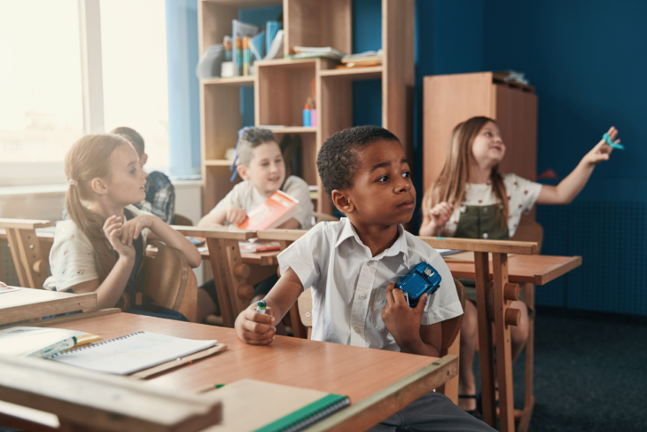 Niños en clases