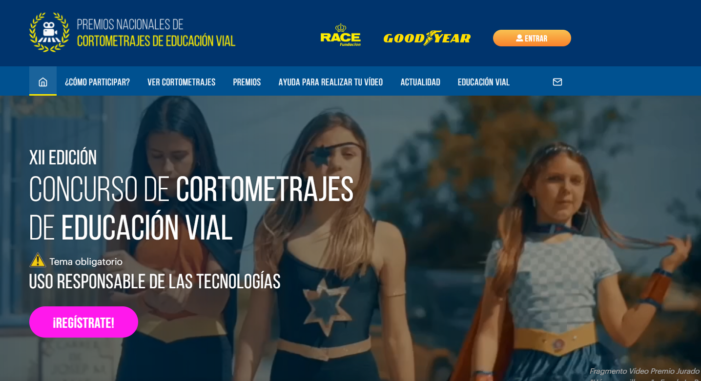 Cómo participar en los Premios Nacionales de Cortometrajes de Educación Vial